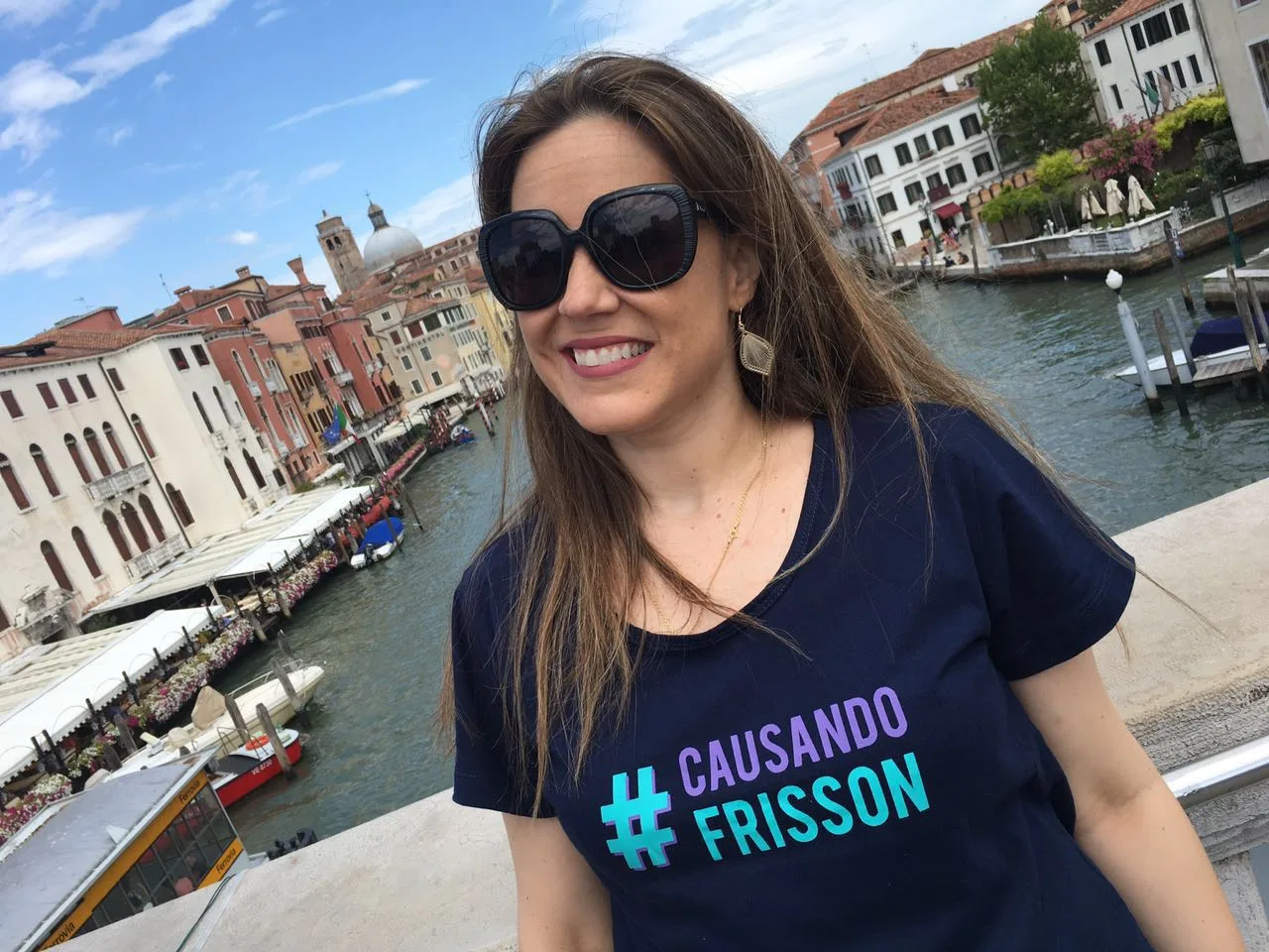 Giviane está causando Frisson em Veneza