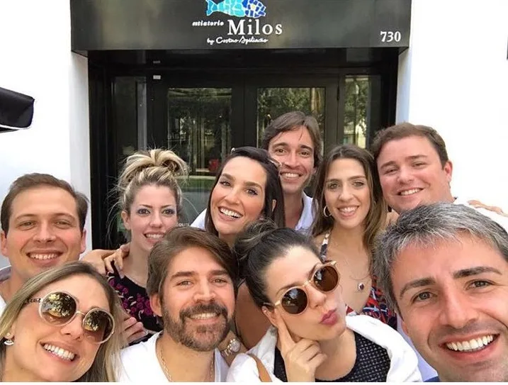 Amigos reunidos em Miami