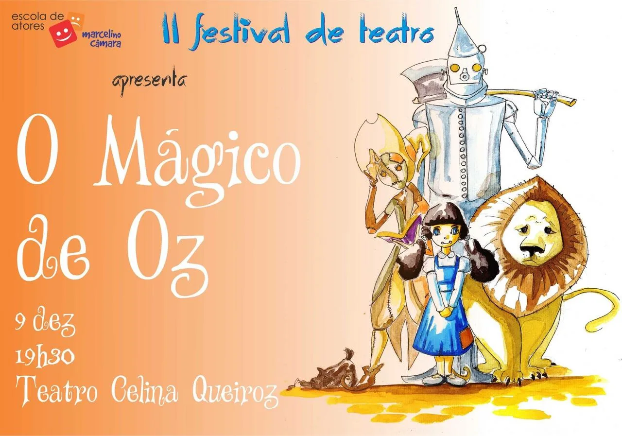 "O Mágico de Oz" no Teatro Celina Queiroz