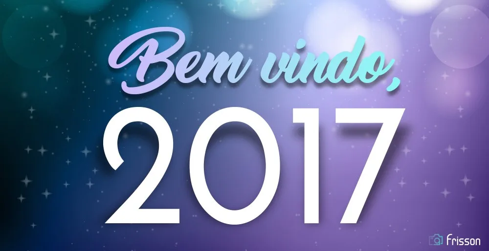 A Frisson deseja um 2017 cheio de paz e luz a todos