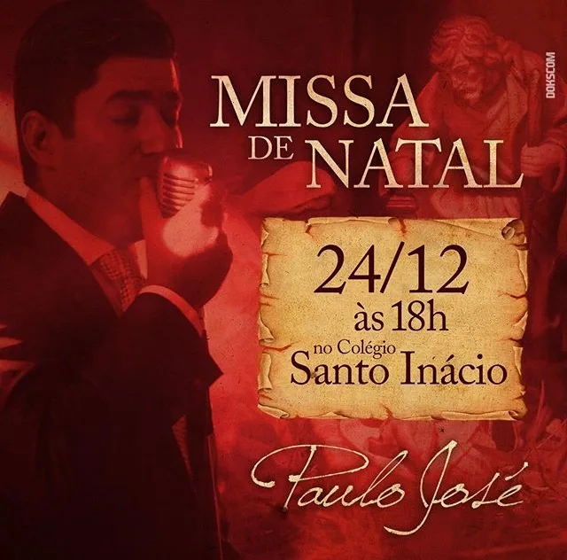 Paulo José e a tradicional missa de Natal