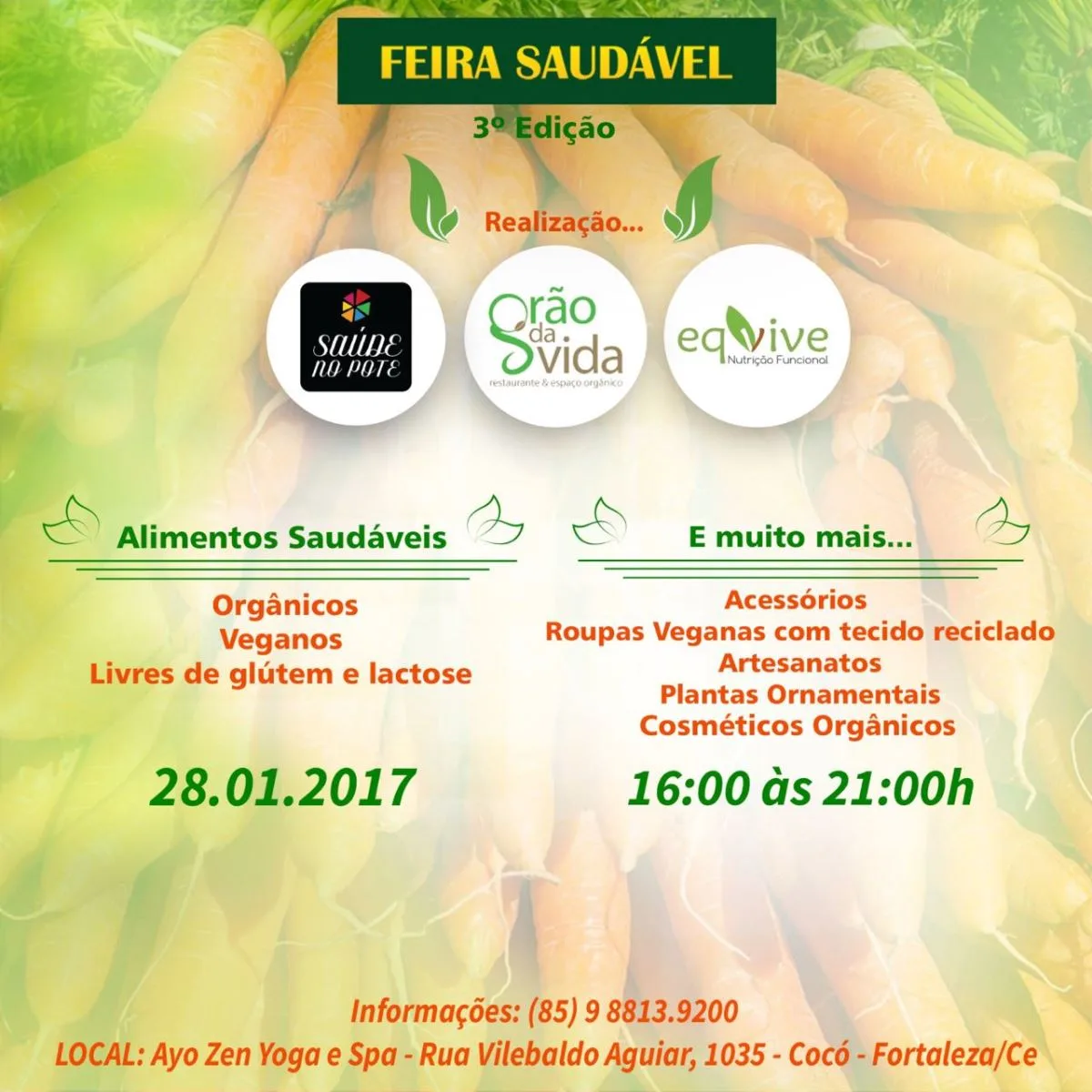 Terceira Edição da Feira Saudável na AYOZen
