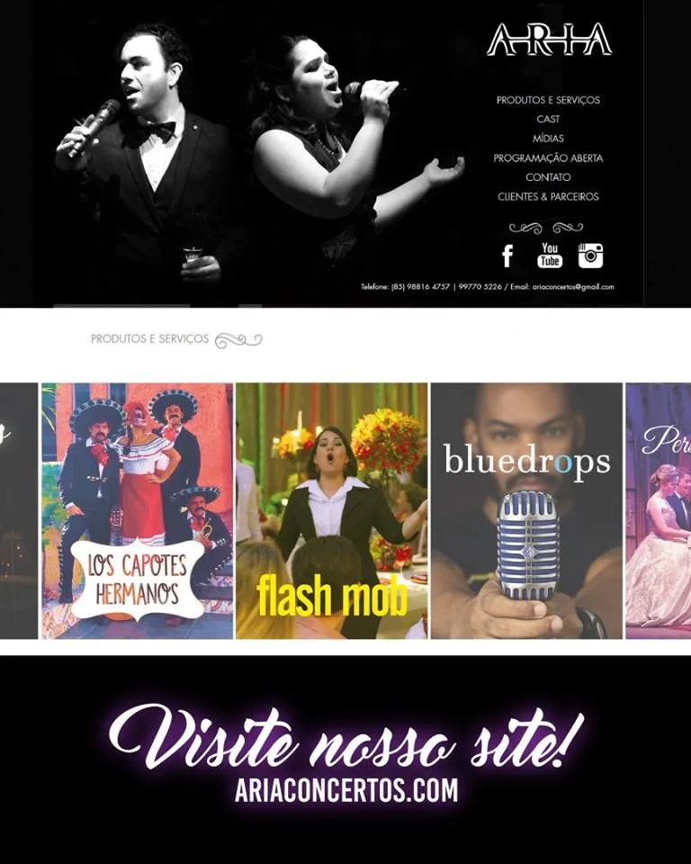Ária Concertos lança site