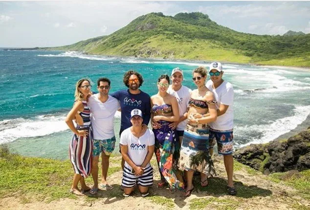 Curtindo Noronha em alto-astral