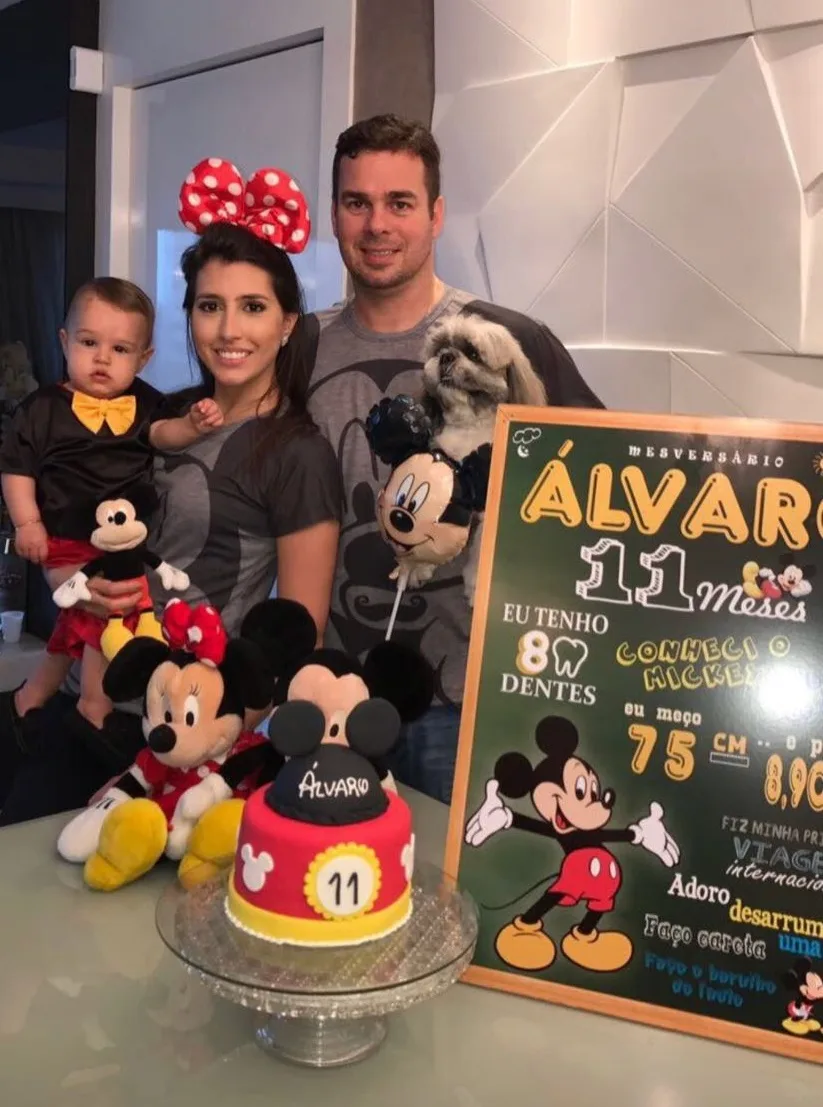O 11º mesversário de Álvaro Romcy Aguiar