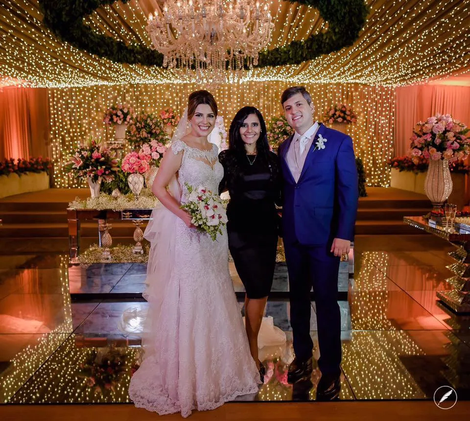 Thays Rabelo e Emanuel Carvalho celebram união
