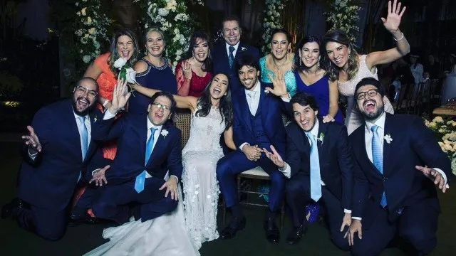 Clã Abravanel reunido em casório