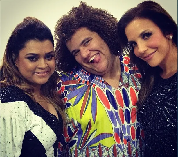 Ivete e Pretinha Gil juntas em aniversário