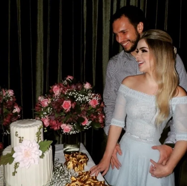 Diandra Alves e Roberto Cabral casam no civil