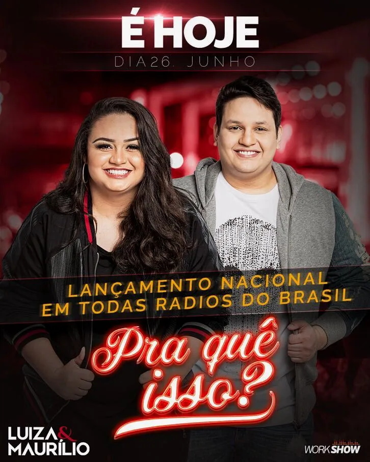 Luiza e Maurílio lançam “Pra quê isso?”