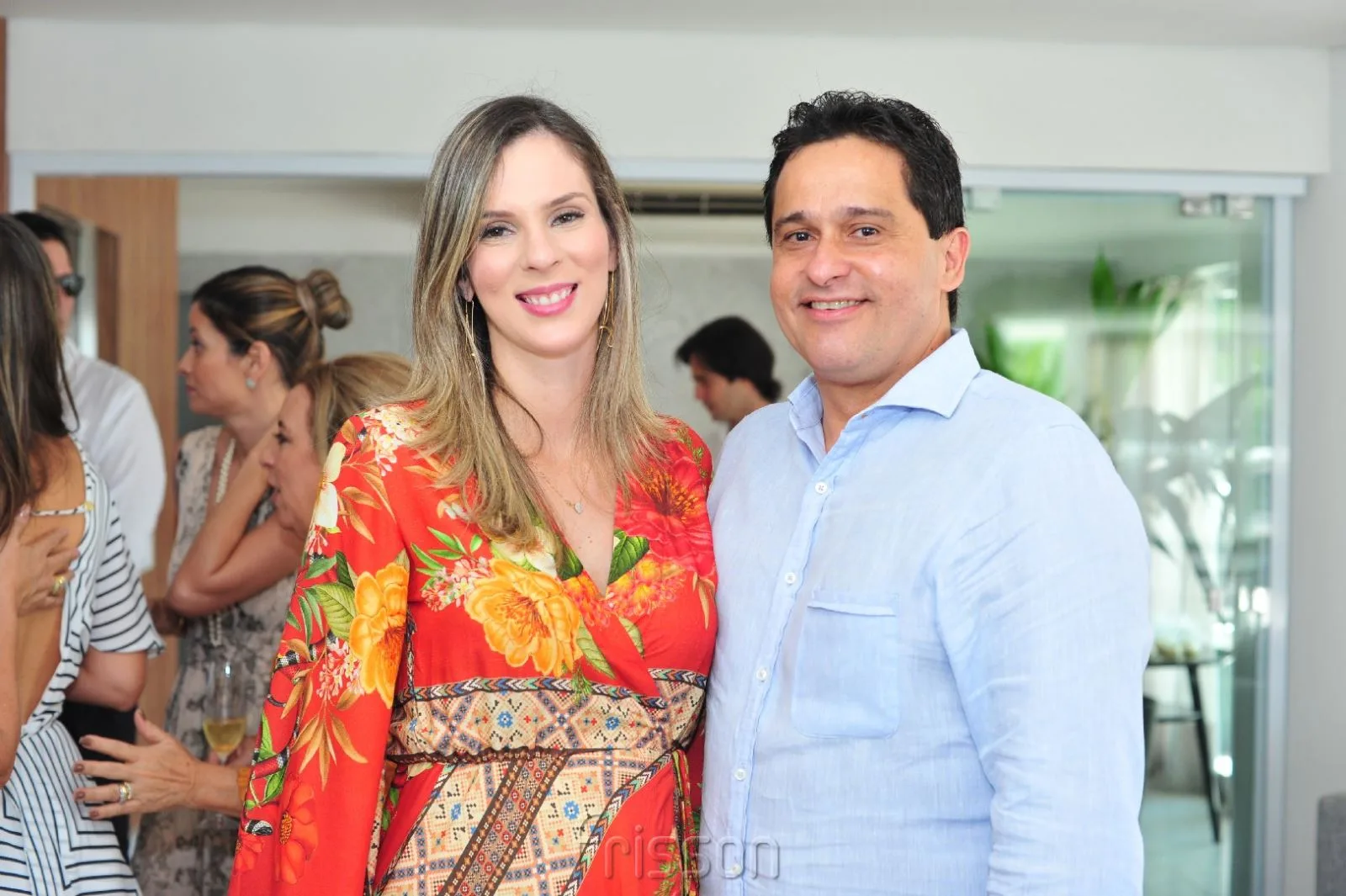 Benício chega para alegria de Bruna e Wellington Leitão