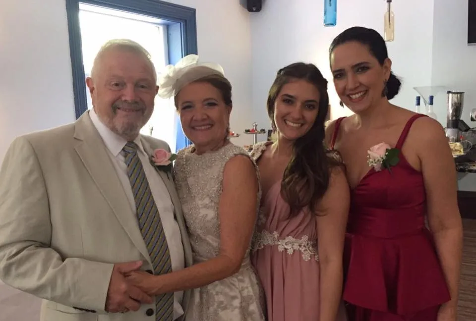 Naura Franco casa com Philip Cox