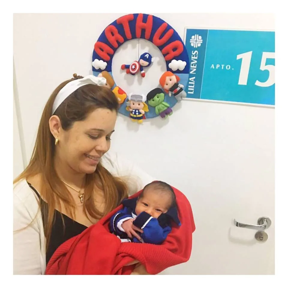 Nasce primeiro filho de Erika Vidal e Felipe Jorge