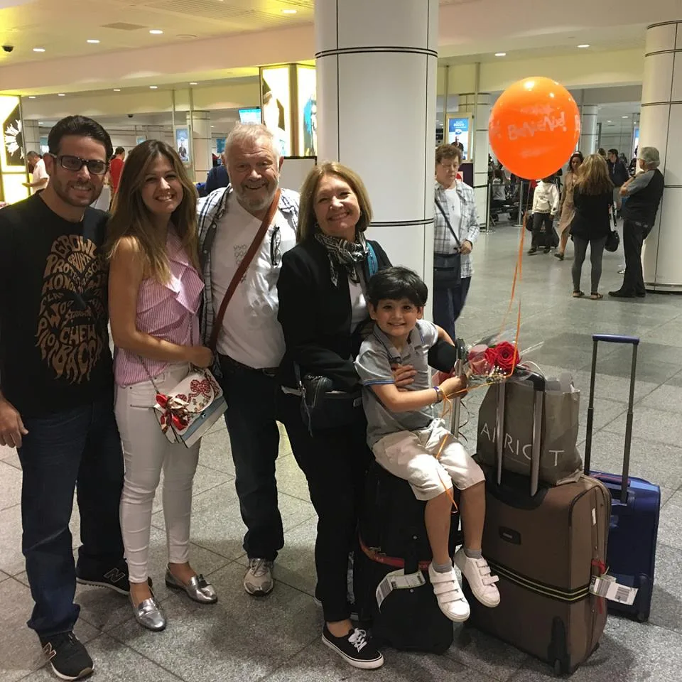 Matando a saudade em família
