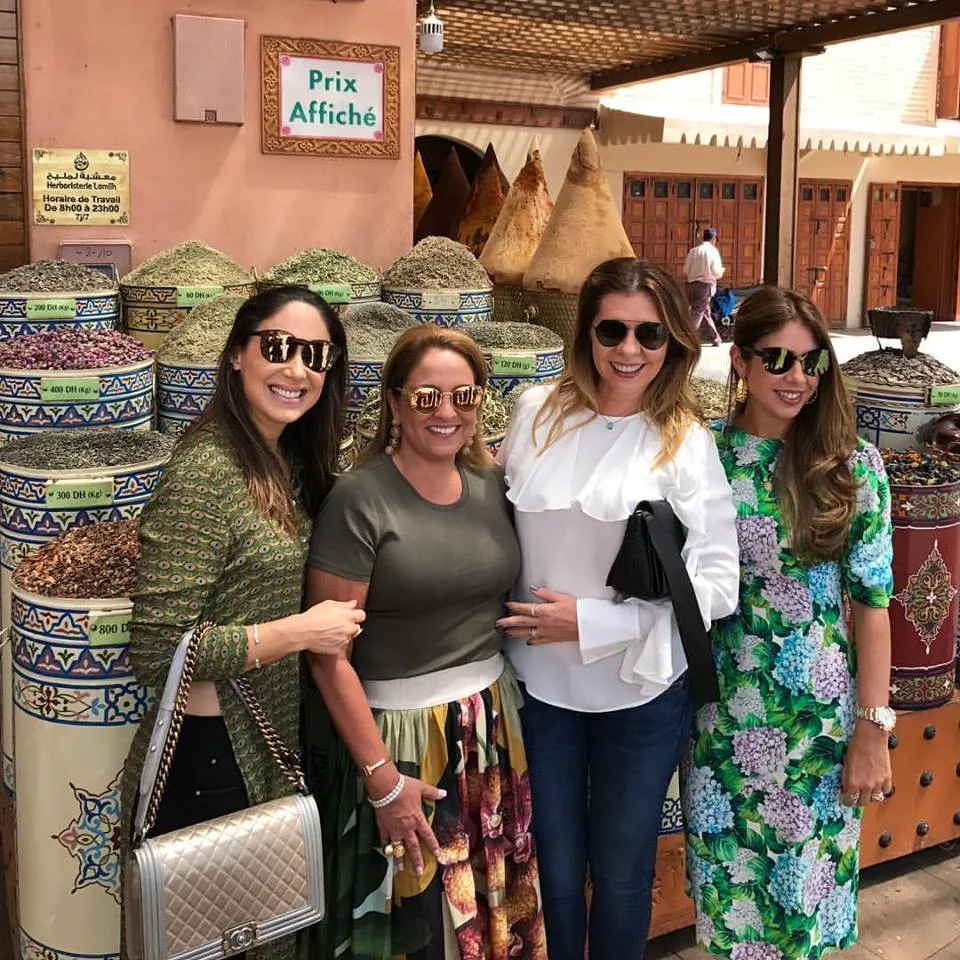 Curtindo Marrakesh com amigos