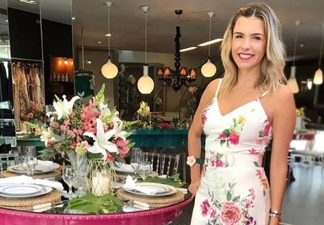 Liliana Rola armou almoço em sua Cosmic