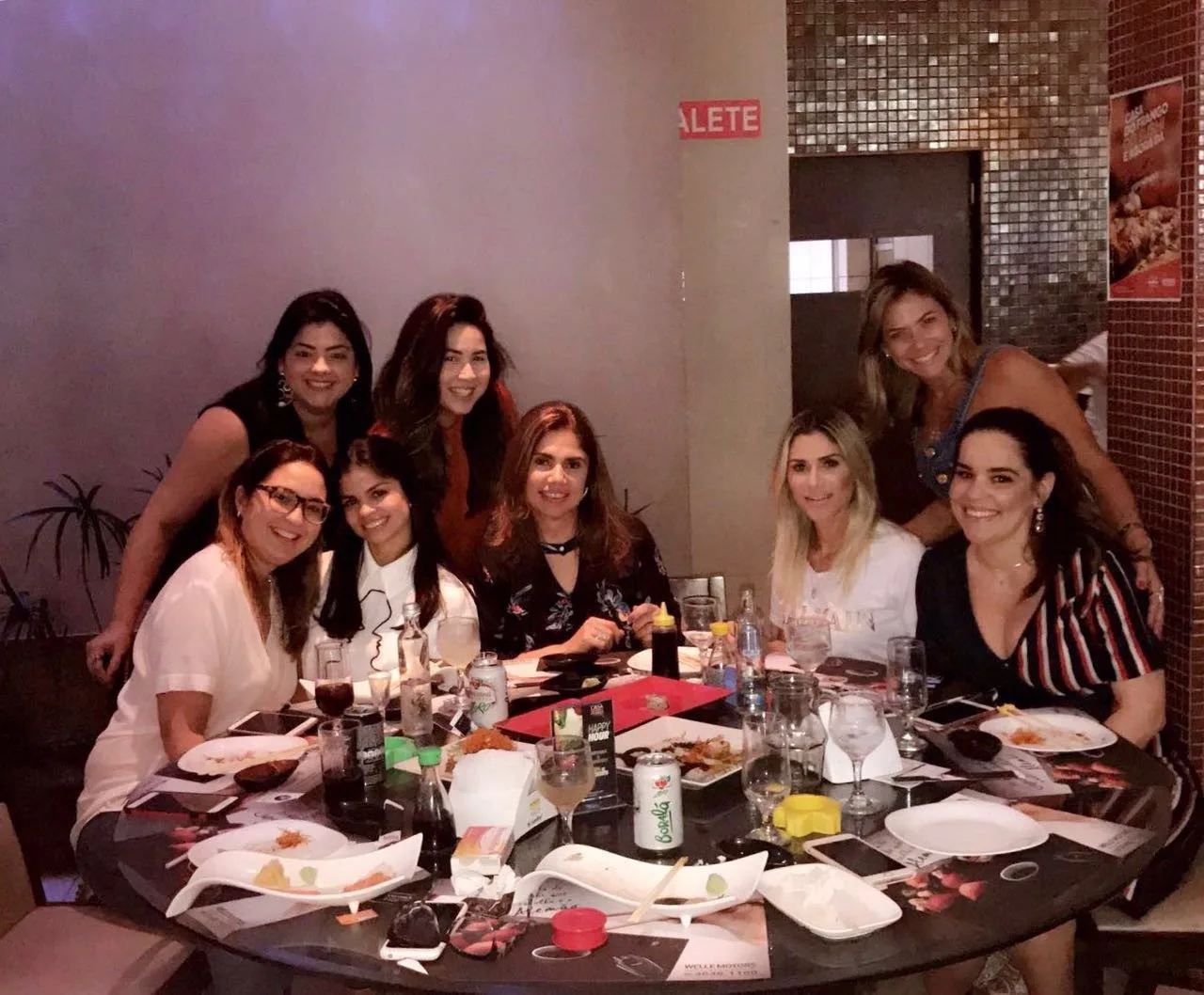 Friends reunidas em almocinho