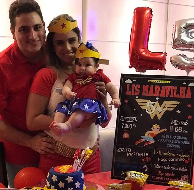 Quinto mesversário de Lis Barreira