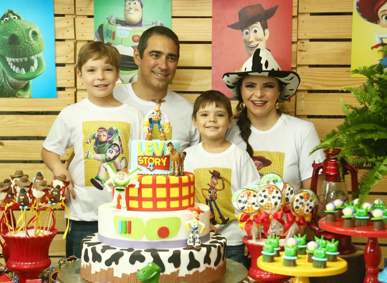 Christianny e Will Maranhão festejaram 4 anos do Levi