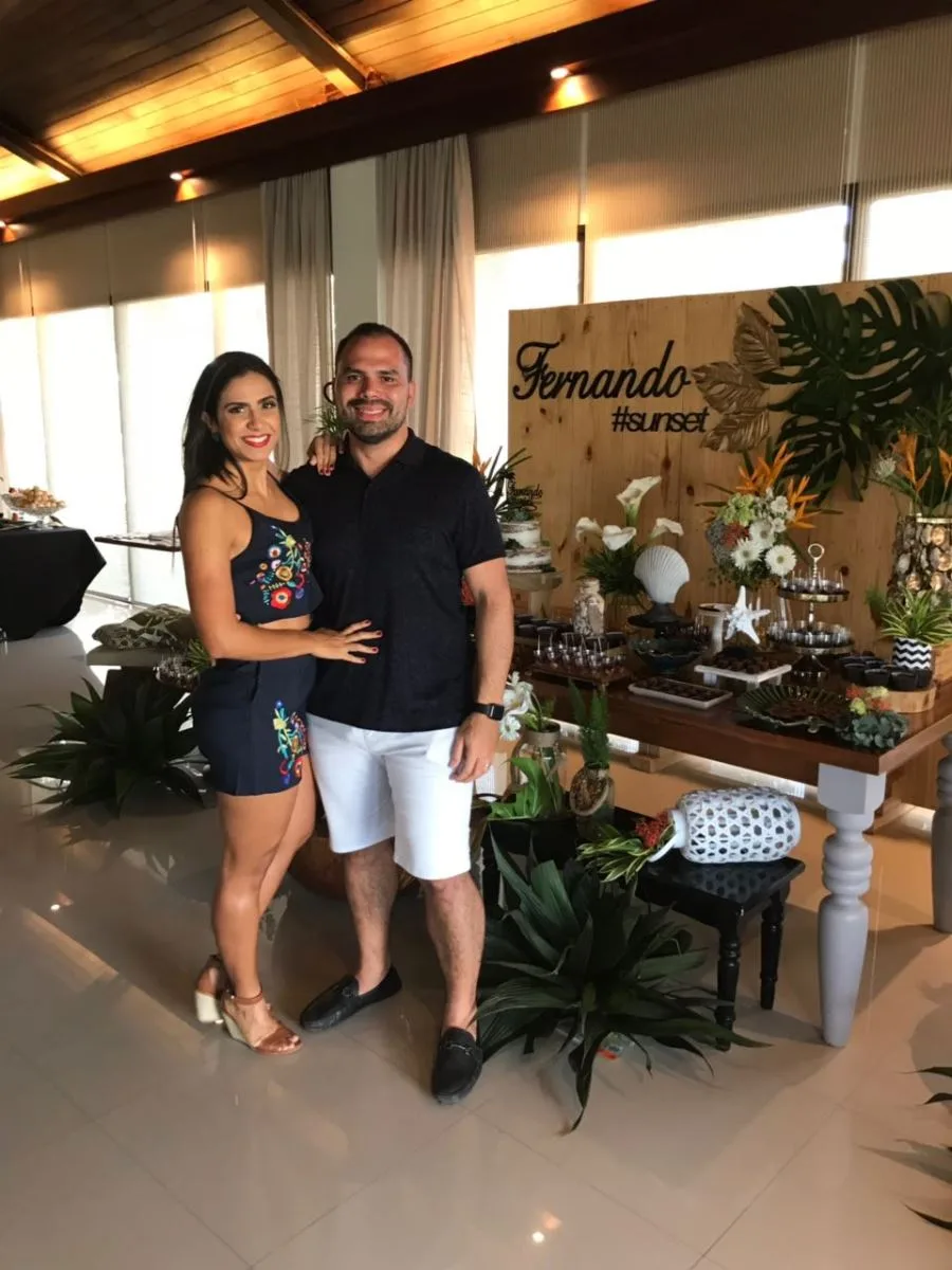 Fernando Guanabara celebrando