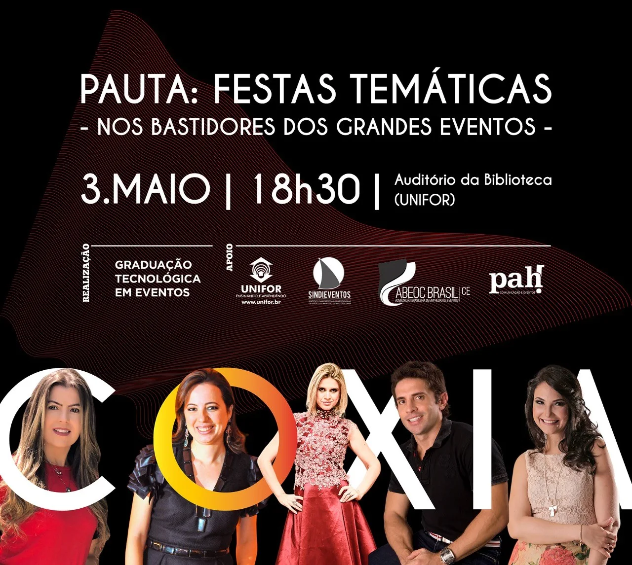 Nos bastidores dos grandes eventos