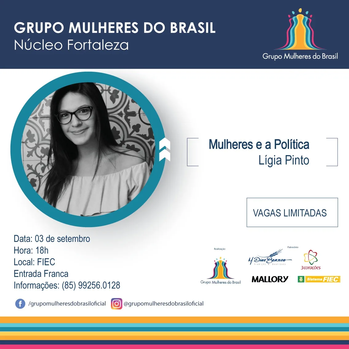 Lígia Pinto ministra palestra em Fortaleza