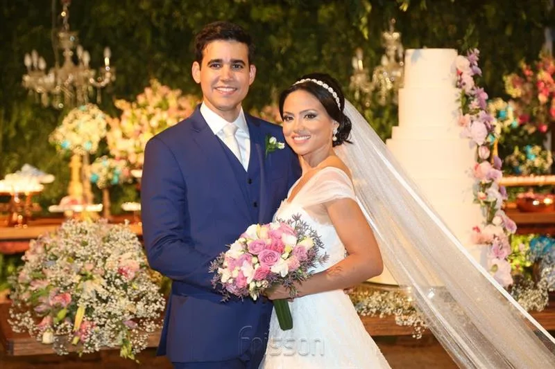 Helena Romero e Raimundo Cabral Neto se casam
