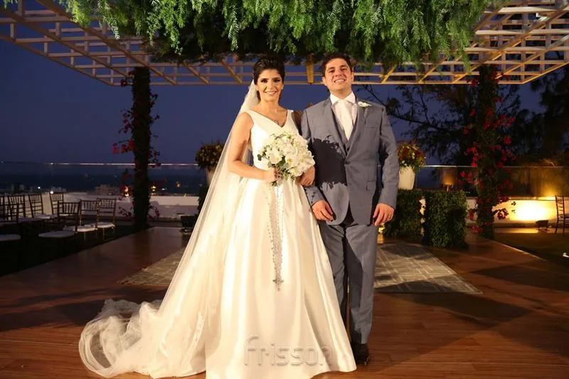 Guilherme Camarão e Jéssica Figueiredo: felizes e casados