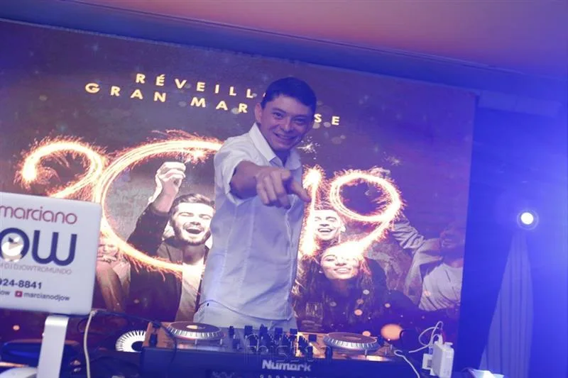 A festa da virada do Gran Marquise Hotel