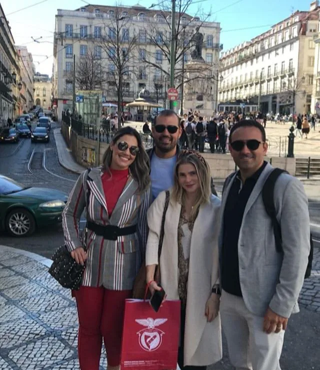 Temporada de férias com amigos