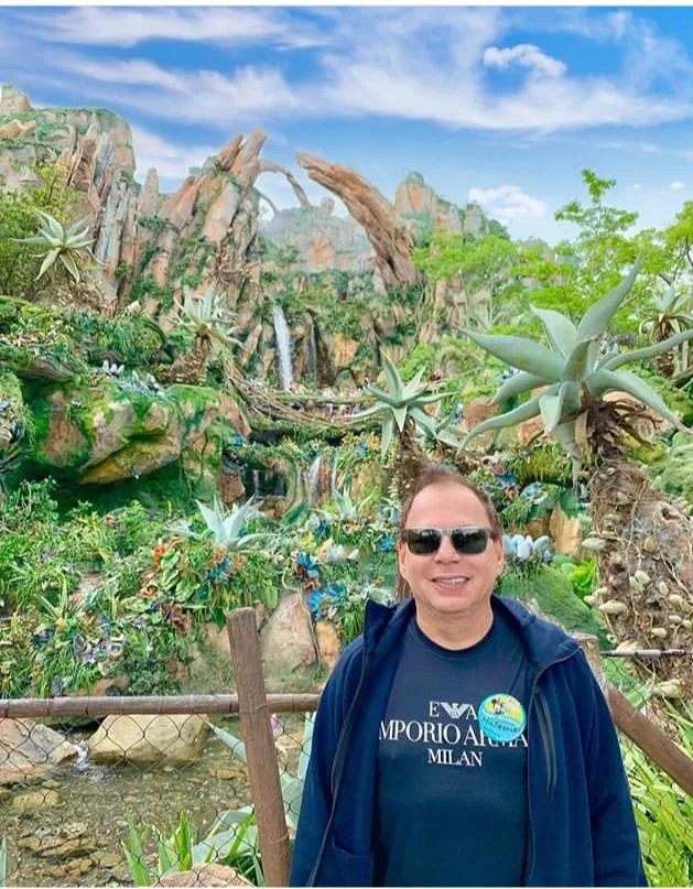 Esbaldando-se em Orlando