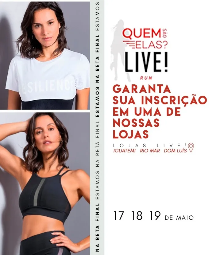 Tudo pronto para o evento Quem São Elas Live Run