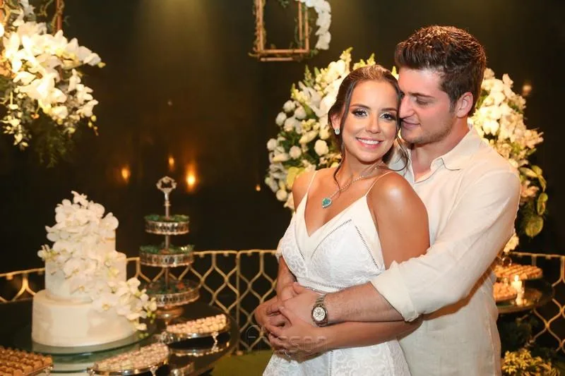 O casamento civil de Fernanda Levy e Omar Macedo