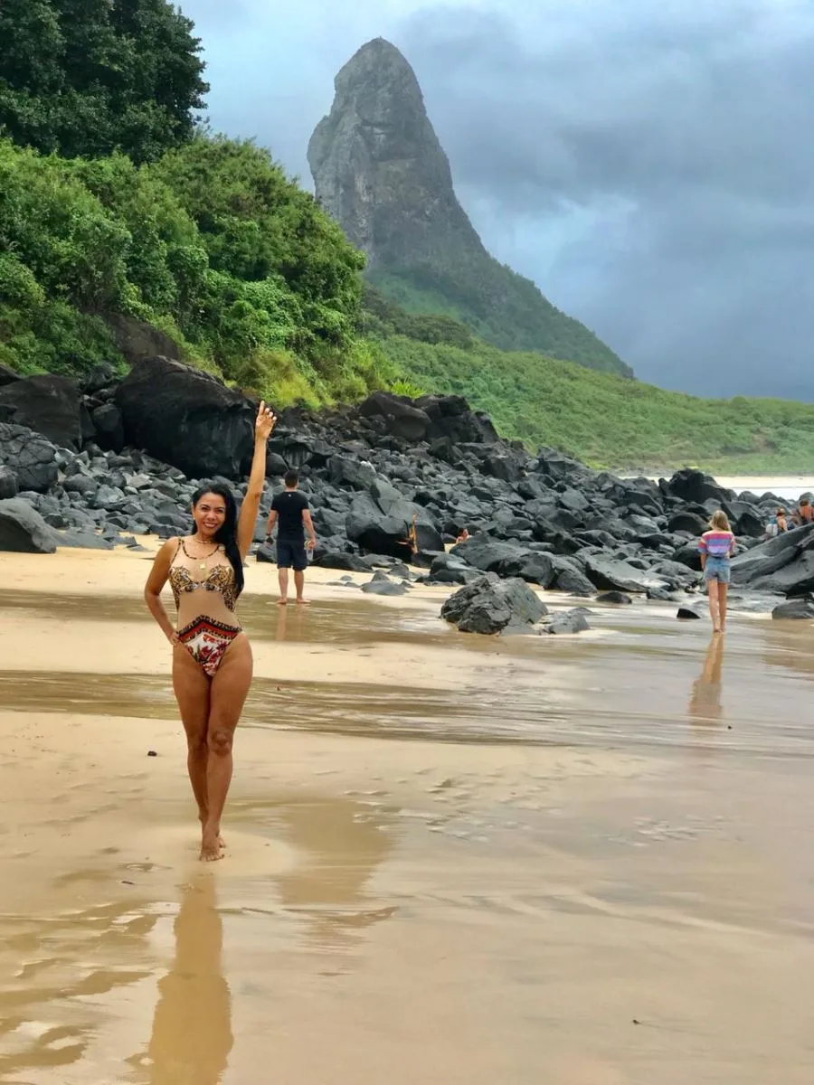 Brindando nova idade em Noronha