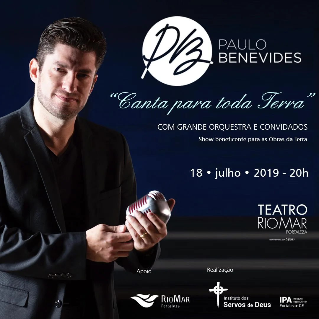 Paulo Benevides em um show inesquecível