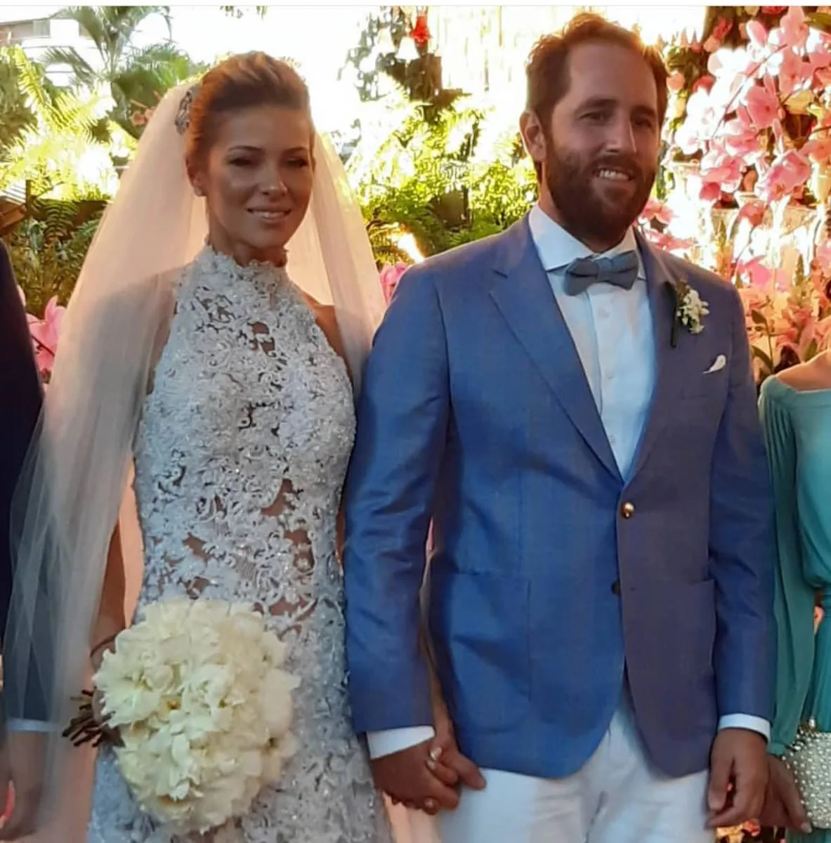 Bruna Waleska e Rodrigo Frota, agora marido e mulher