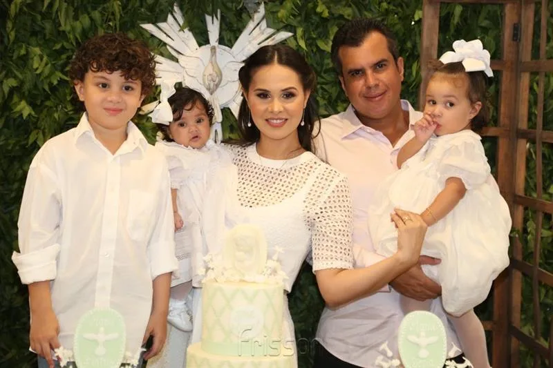 O batizado de José Miguel, Maria Sofia e Maria Beatriz