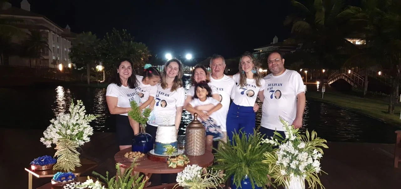 Sulivan Mota brinda os 70 anos