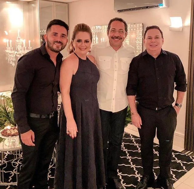 Tadeu Oliveira celebrando a nova idade
