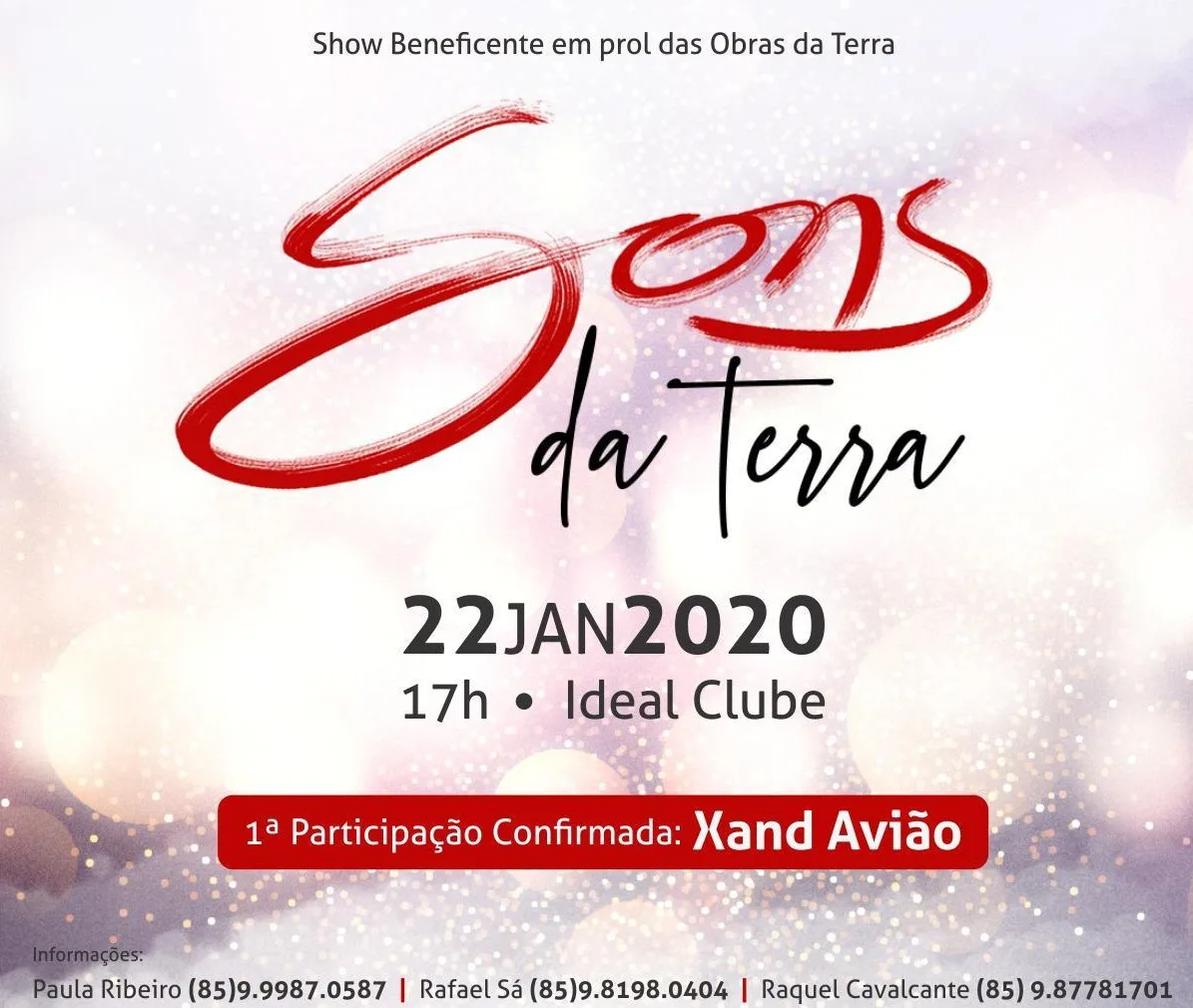 Xand Avião participará do evento Sons da Terra