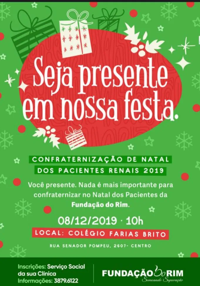 Natal dos pacientes renais 2019