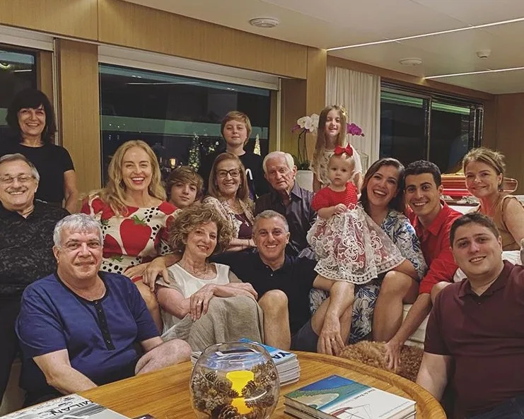 Família reunida no Natal