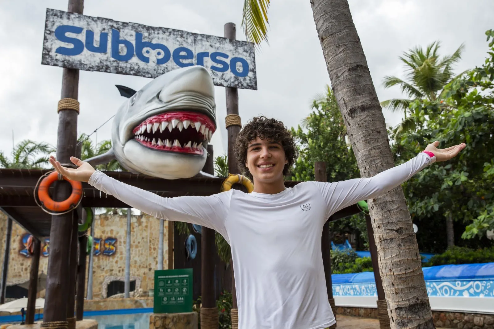 Igor Jansen aproveita férias no Beach Park