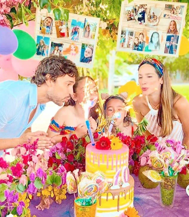 Marcela e Rodrigo Carvalho comemoram niver da Victória