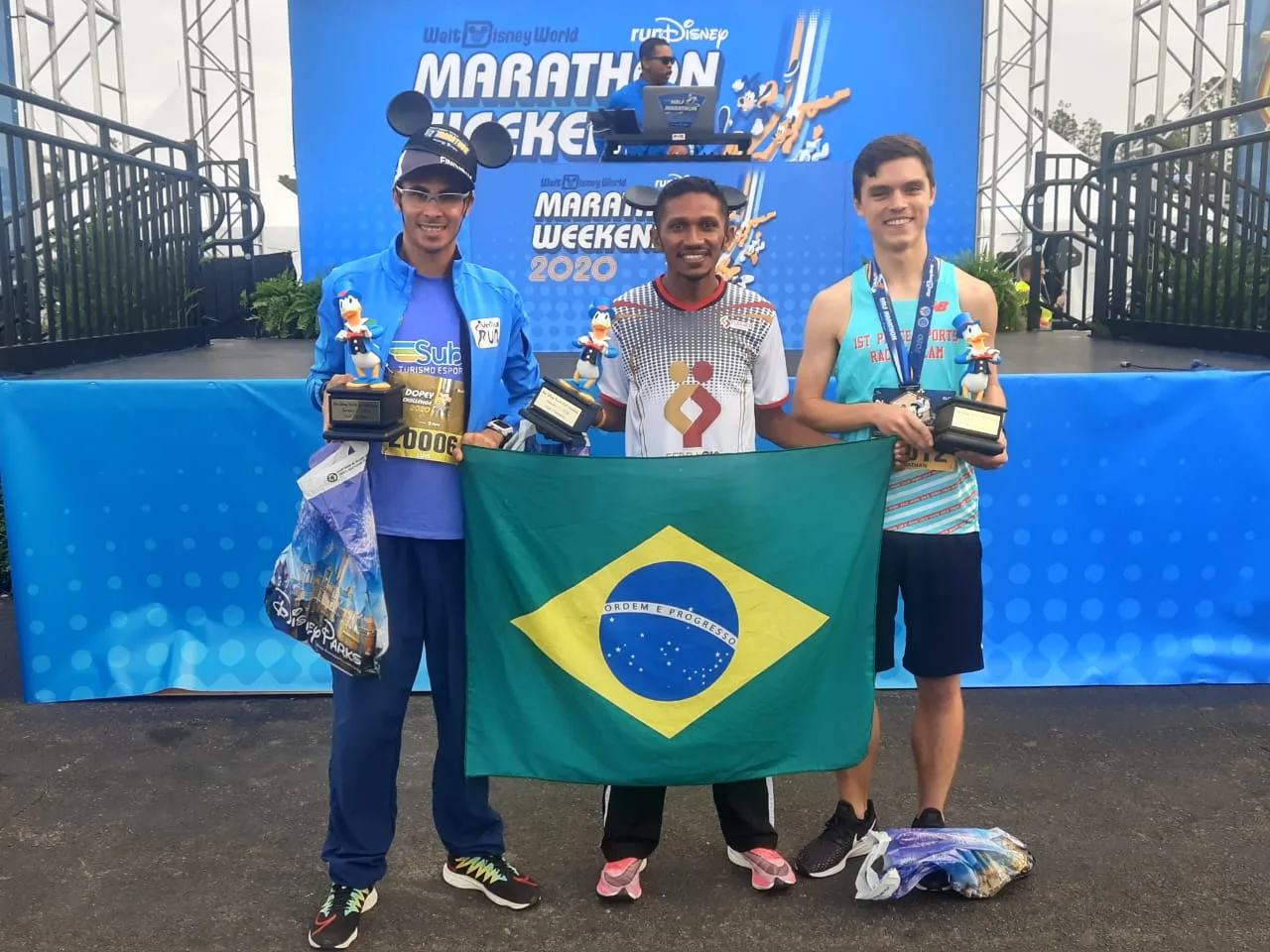 Cearense vence maratonas na Disney