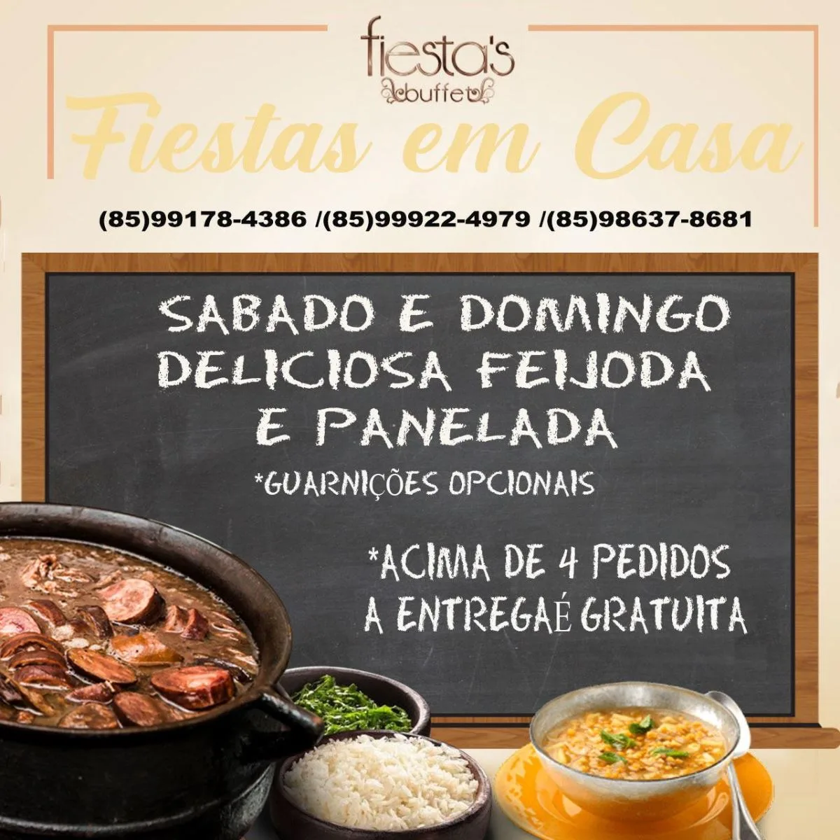 Fiesta's Buffet com novidades