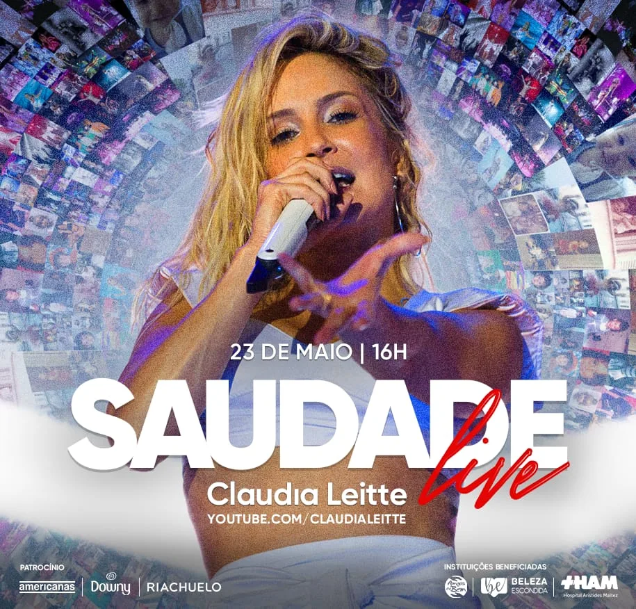 Claudia Leitte realiza a Live Saudade