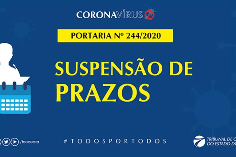 Suspensão de prazos em processos na Corte cearense