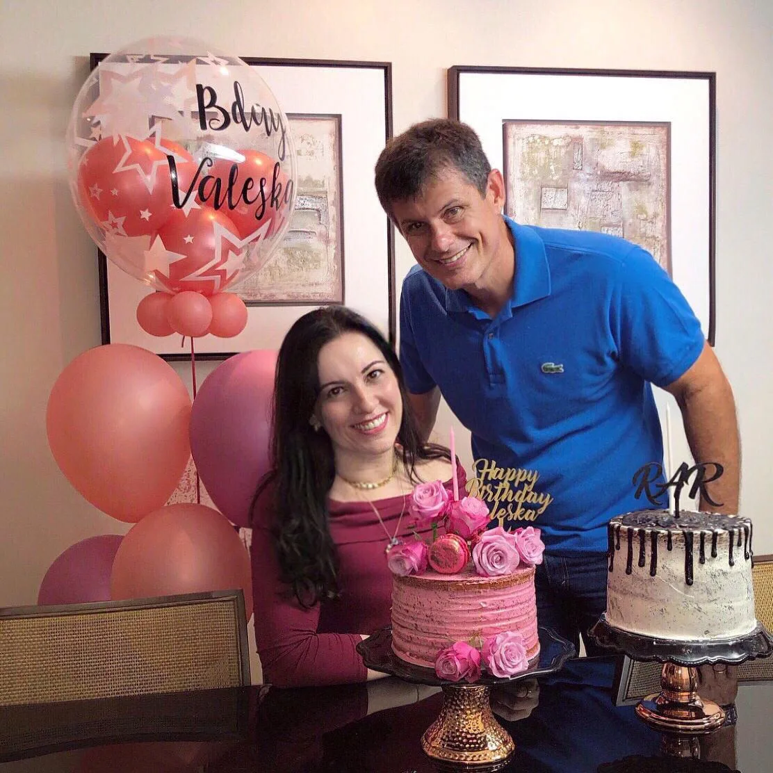 Valeska Rocha festeja nova idade em família