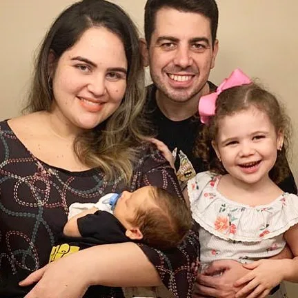 1º mesversário do Lucas, filho de Bárbara e Ricardo Matos